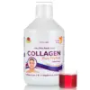 Colagen Lichid Hidrolizat Tip 1 și 3 cu 10 000 mg + Acid Hialuronic 50 mg + Biotina 5000 mcg + Cupru + Siliciu + Vitamina C, B5, B6, B12 – Sticlă cu 500 ml