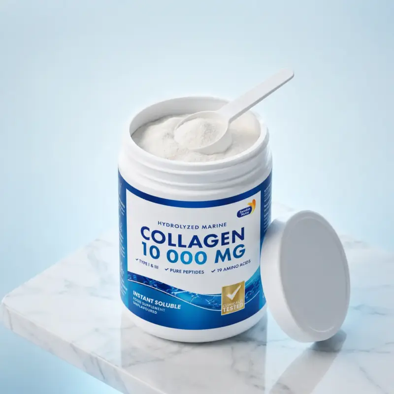 Colagen Marin Hidrolizat Pulbere Tip 1 si 3 cu 10.000mg Colagen Marin Hidrolizat Pulbere Tip 1 si 3 cu 10.000mg