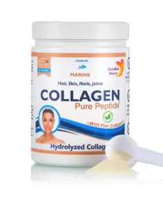 Fish Colagen Hidrolizat Pulbere Tip 1 și 3 cu 10.000mg – Super Concentrat – 300g