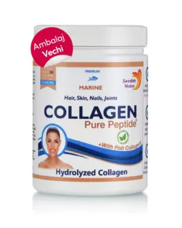 Fish Colagen Hidrolizat Pulbere Tip 1 și 3 cu 10.000mg - Ambalaj Vechi