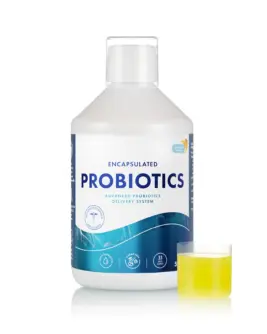 Probiotic Lichid – Complex cu Bifidobacterium lactis Vitamina C L glutamina – Produs Vegan – Sticla cu 500 ml