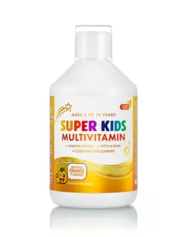 Super Kids Multivitamine Lichide pt Copii cu 28 Ingrediente -Vitamine – 500ml