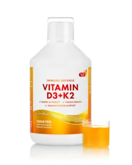 Vitamina C Lichidă + Vitamina D3 + K2 + Zinc