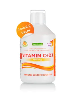 Vitamina C Lichidă + Vitamina D3 + K2 + Zinc