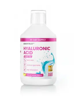 Acid Hialuronic Lichid cu 100 Mg per Doza Zilnică + Vitamina C + Siliciu – 500 ml