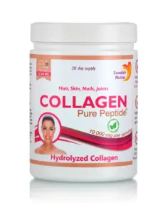 Colagen Hidrolizat Pulbere Tip 1 și 3 cu 10.000 mg la Doza Zilnică – Cutie cu 300 g
