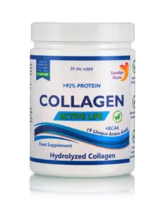 Colagen Hidrolizat Tip 1, 2 și 3 Active Life – Pulbere cu 10.000 Mg per Doză Zilnica – Super-Concentrat – Cutie cu 300 g