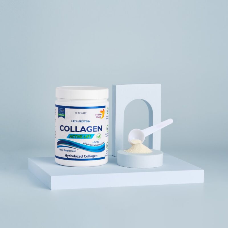 Colagen Hidrolizat Tip 1, 2 și 3 Active Life sub formă de Pulbere cu 10.000 Mg la Doza Zilnică Colagen Hidrolizat Tip 1, 2 și 3 Active Life sub formă de Pulbere cu 10.000 Mg la Doza Zilnică