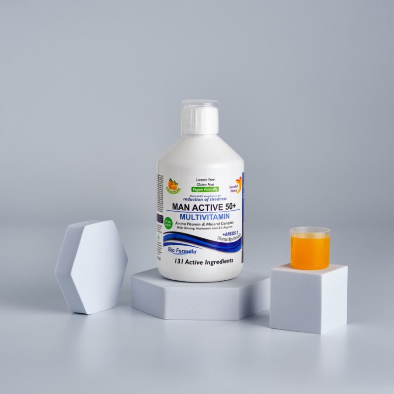 Complex Multivitamine Lichide Man 50+ cu 131 Ingrediente Active Complex Multivitamine Lichide Man 50+ cu 131 Ingrediente Active
