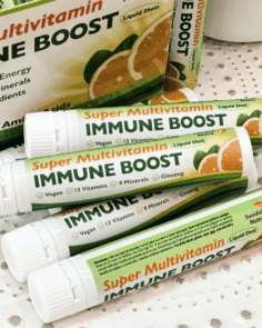 Immune Boost - Fiole cu 103 Ingrediente Active pentru Imunitate si Energie - Produs in Suedia