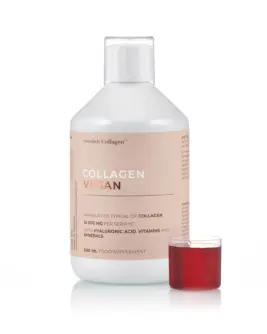 Colagen Vegan Lichid cu 10.000 mg + Acid Hialuronic + Biotină + MSM + Zinc + Siliciu + Seleniu + Vitamine – 500 ml