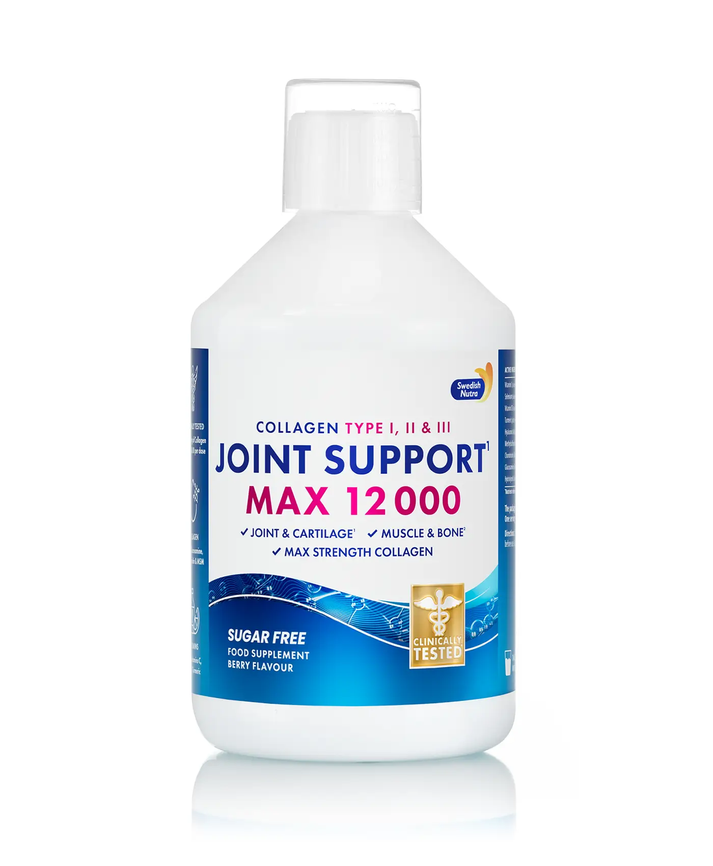 Joint Support Max – Colagen Lichid Hidrolizat de Tip 1, 2 si 3 cu 12.000 mg - 500 ml