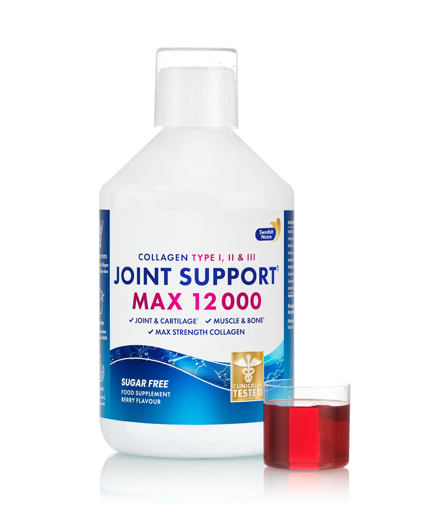 Joint Support Max – Colagen Lichid Hidrolizat de Tip 1, 2 si 3 cu 12.000 mg