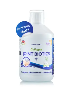 Colagen Joint Biotics - Lichid, Hidrolizat de Tip 1, 2 si 3 cu 5700 mg - Ambalaj Vechi