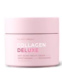 Crema de noapte cu Retinol Gama Colagen Deluxe imbunatatita cu Aloe Vera, Unt de Shea, Vitamina E si Niacinamide - 50 ml