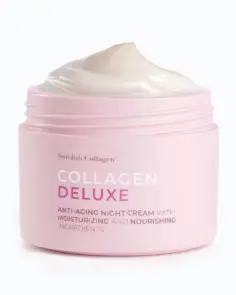 Crema de noapte cu Retinol Gama Colagen Deluxe imbunatatita cu Aloe Vera, Unt de Shea, Vitamina E si Niacinamide - 50 ml