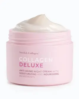 Crema de noapte cu Retinol Gama Colagen Deluxe imbunatatita cu Aloe Vera, Unt de Shea, Vitamina E si Niacinamide - 50 ml
