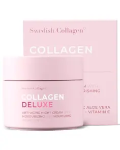 Crema de noapte cu Retinol Gama Colagen Deluxe imbunatatita cu Aloe Vera, Unt de Shea, Vitamina E si Niacinamide - 50 ml