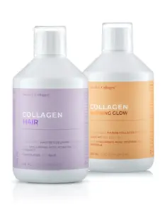 Pachet Glow and Grow cu Colagen Morning Glow si Colagen Hair