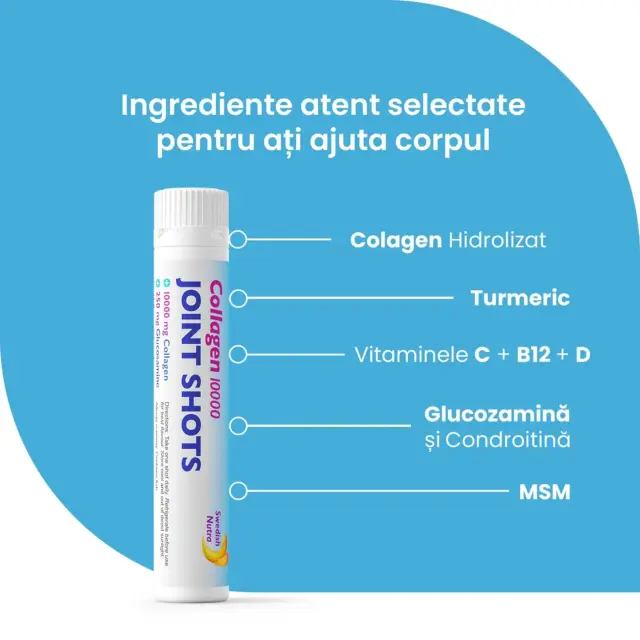 Joint Shots – 30 shots – Colagen lichid hidrolizat de tip 1, 2 și 3 1 Joint Shots 30