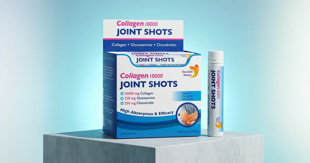 Jointeez Capsule Joint Shots – 30 shots – Colagen lichid hidrolizat de tip 1, 2 și 3 cu ...