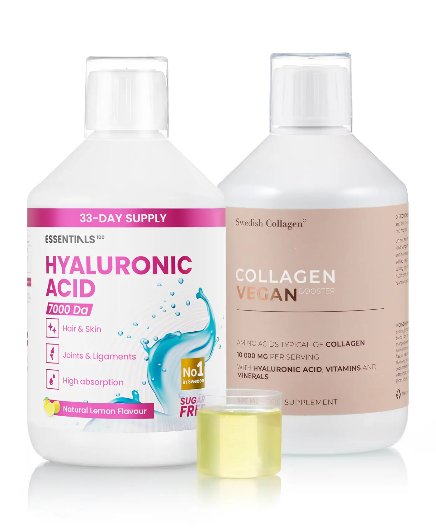 Pachet ingrijire ten potrivit pentru vegani Colagen vegan Acid Hialuronic