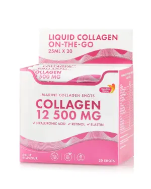 Colagen Marin Hidrolizat Lichid cu 12.500 mg - Cutie cu 20 Fiole