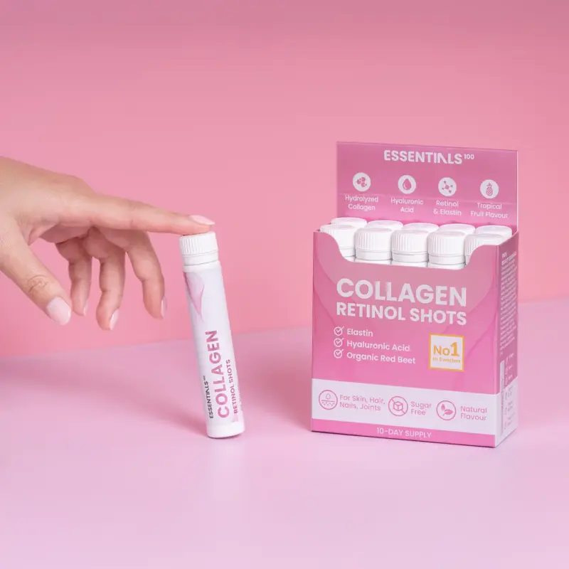 Colagen Retinol Shots 10 Fiole - 2 Essentials 100 - Colagen Retinol 10 Fiole