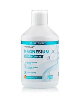 Magneziu Bisglicinat + Magneziu Gluconat cu Vitamina B6 + Vitamina B12 + Vitamina C pentru sanatatea oaselor, muschilor, imunitate si echilibru interior – Sticla cu 500 ml