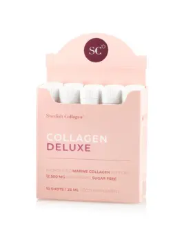 Colagen Deluxe 10 Shots Travel Pack – Colagen Marin Hidrolizat Lichid cu 12.500 mg la doza zilnica - Cutie