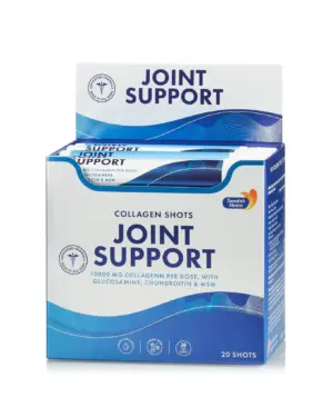 Joint Support Shots – Colagen Lichid Hidrolizat Tip 1, 2 si 3 cu 10.000 mg - 20 Fiole Cutie