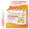Vitamina C 500 mg + Vitamina D3 + K2 + Probiotice – 30 Fiole – Imunitate, Energie si Piele cu Aspect Sanatos – Produs Vegan