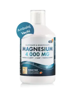 Magneziu 4000 Gluconat + Bisglicinat - 500 ml - Ambalaj Vechi