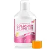 Colagen Marin Hidrolizat Lichid 12.500 mg cu Acid Hialuronic, Retinol, Elastina, MSM si Vitamine – Tratament Complet pentru Frumusete, Piele Tanara, Par Stralucitor si Unghii Rezistente – Sticla 500 ml