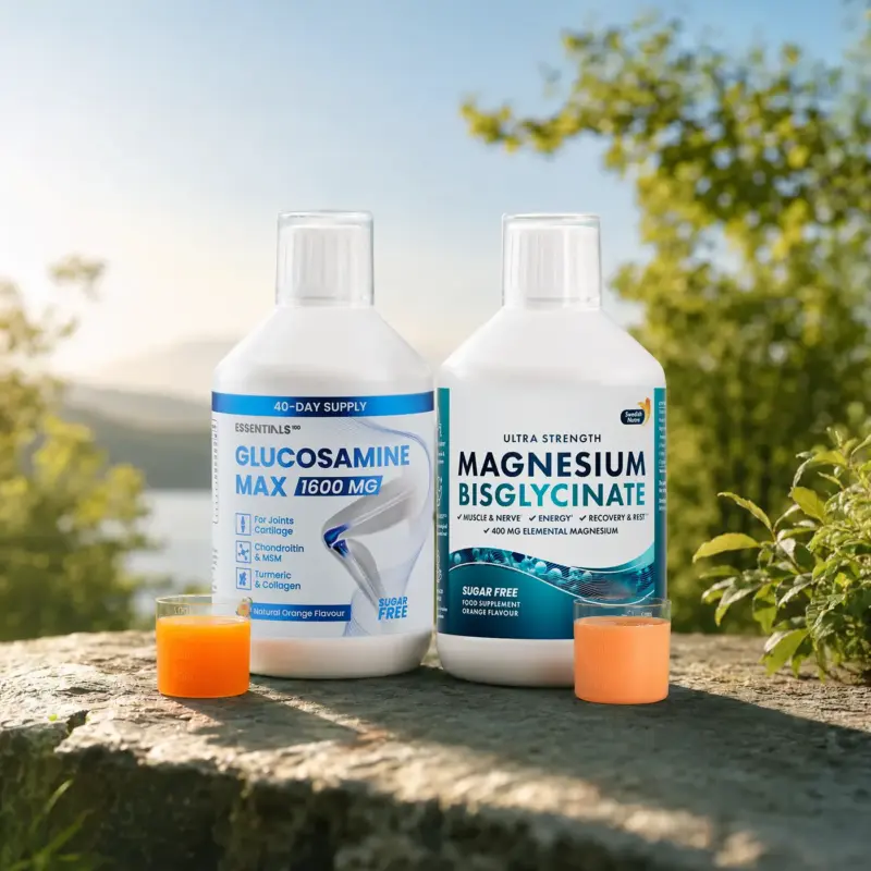 Mișcare Liberă – Duo Articulații & Oase - Glucosamine Max + Magneziu Bisglicinat Mișcare Liberă – Duo Articulații & Oase - Glucosamine Max + Magneziu Bisglicinat