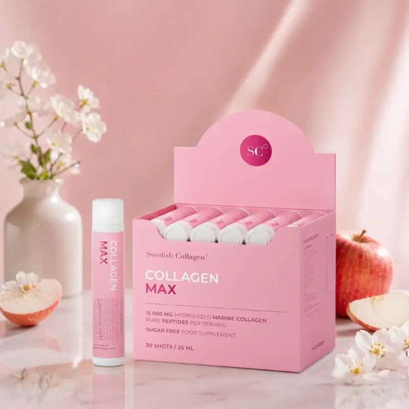 Collagen Max - 30 Fiole - Colagen Marin Hidrolizat Lichid 15.000 mg Tip 1 și 3 Collagen Max - 30 Fiole - Colagen Marin Hidrolizat Lichid 15.000 mg Tip 1 și 3