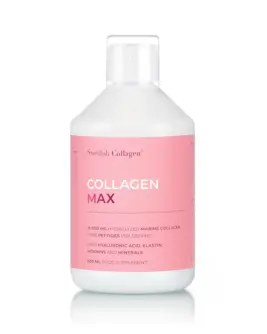 Collagen Max - Colagen Marin Hidrolizat Lichid 15.000 mg Tip 1 și 3 - Sticla 500 ml Swedish Collagen