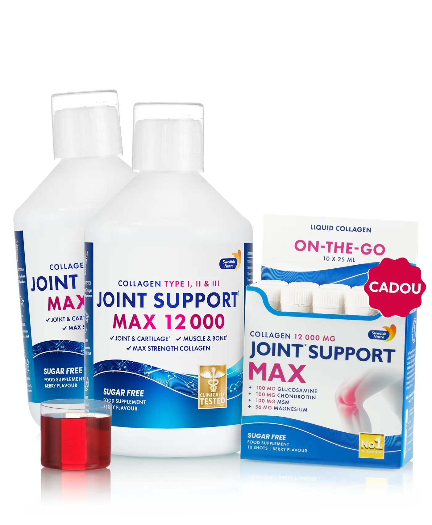 Pachet Articulații Premium - 2× Joint Support Max 500ml + Cadou 10 Fiole